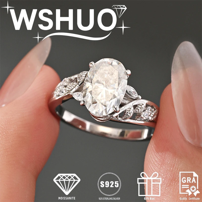 2.5Carat Oval Cut Moissanite Solitaire Ring 100% Pure 925 Silver Diamond Proposal Wedding Ring for Women Ring Fine Jewelry Gift
2.5Carat Oval Cut Moissanite Solitaire Ring 100% Pure 925 Silver Diamond Proposal Wedding Ring for Women Ring Fine Jewelry Gift