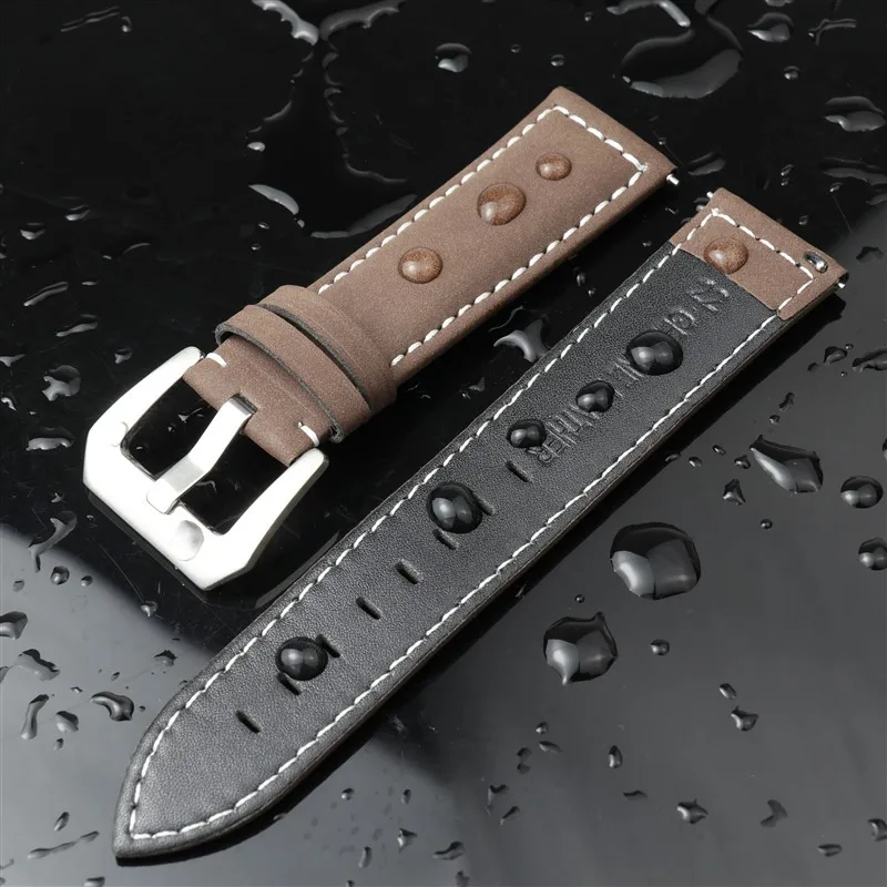 20mm 22mm 24mm Quick Release Retro Matte Leather Watch Strap Replacement for Universal Waterproof Sport Watch Band Accessories
20mm 22mm 24mm Quick Release Retro Matte Leather Watch Strap Replacement for Universal Waterproof Sport Watch Band Accessories