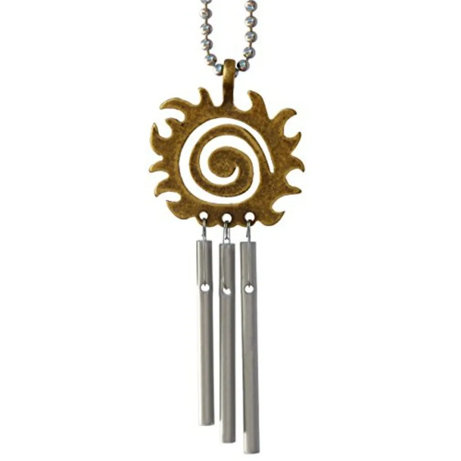 Jacob's Musical Car Charm, Sun Spiral Eclipse, Mini Wind Chime
Jacob's Musical Car Charm, Sun Spiral Eclipse, Mini Wind Chime
