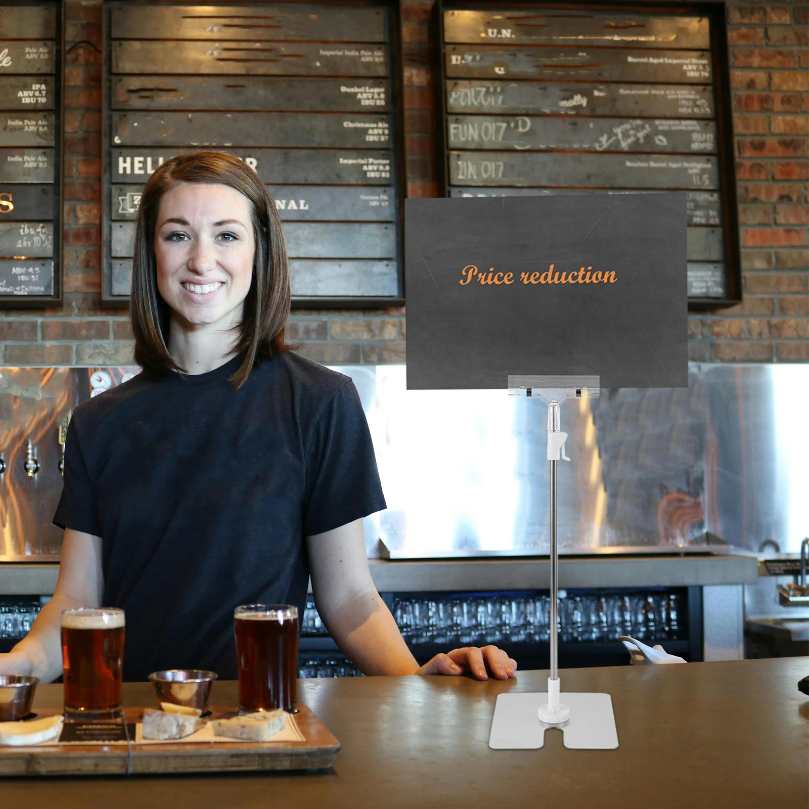 Stainless Steel Poster Stand Adjustable Height Sign Display Holder for Store Advertisements Poster Holder Standing Sign,
Stainless Steel Poster Stand Adjustable Height Sign Display Holder for Store Advertisements Poster Holder Standing Sign,