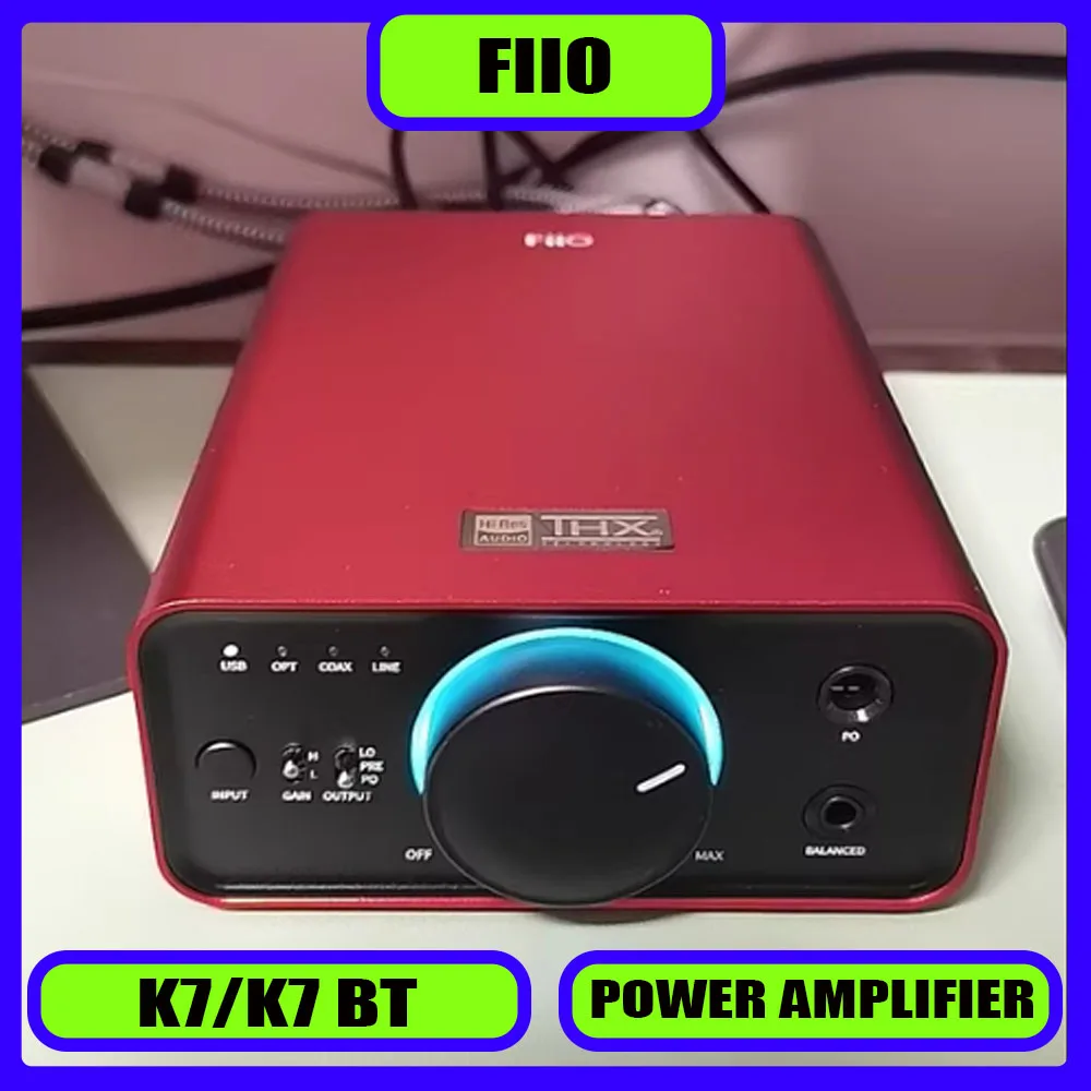 FiiO K7 Сбалансированный Hi-Fi ЦАП Усилитель для наушников AK4493S*2 XMOS XU208 PCM384 кГц DSD256 USB/оптический/коаксиальный/RCA вход K7 BT Прочный
FiiO K7 Сбалансированный Hi-Fi ЦАП Усилитель для наушников AK4493S*2 XMOS XU208 PCM384 кГц DSD256 USB/оптический/коаксиальный/RCA вход K7 BT Прочный