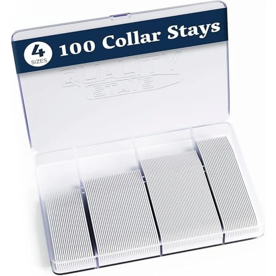 Plastic Collar Stays for Men's Dress Shirts Collar Inserts, Choose Your Quantity
Plastic Collar Stays for Men's Dress Shirts Collar Inserts, Choose Your Quantity