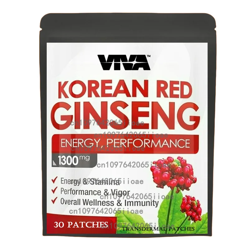 30 Patches Korean Red Panax Ginseng Transdermal Patches with Ginkgo Biloba Boost Energy, Memory,Immune System
30 Patches Korean Red Panax Ginseng Transdermal Patches with Ginkgo Biloba Boost Energy, Memory,Immune System