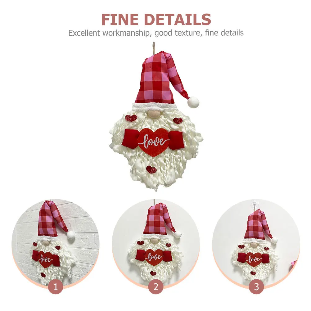 Valentine'S Day Shaped Decor Pendant Gnome Decor For Party Wedding Festival Home Decoration Gnome Shaped Ornament
Valentine'S Day Shaped Decor Pendant Gnome Decor For Party Wedding Festival Home Decoration Gnome Shaped Ornament