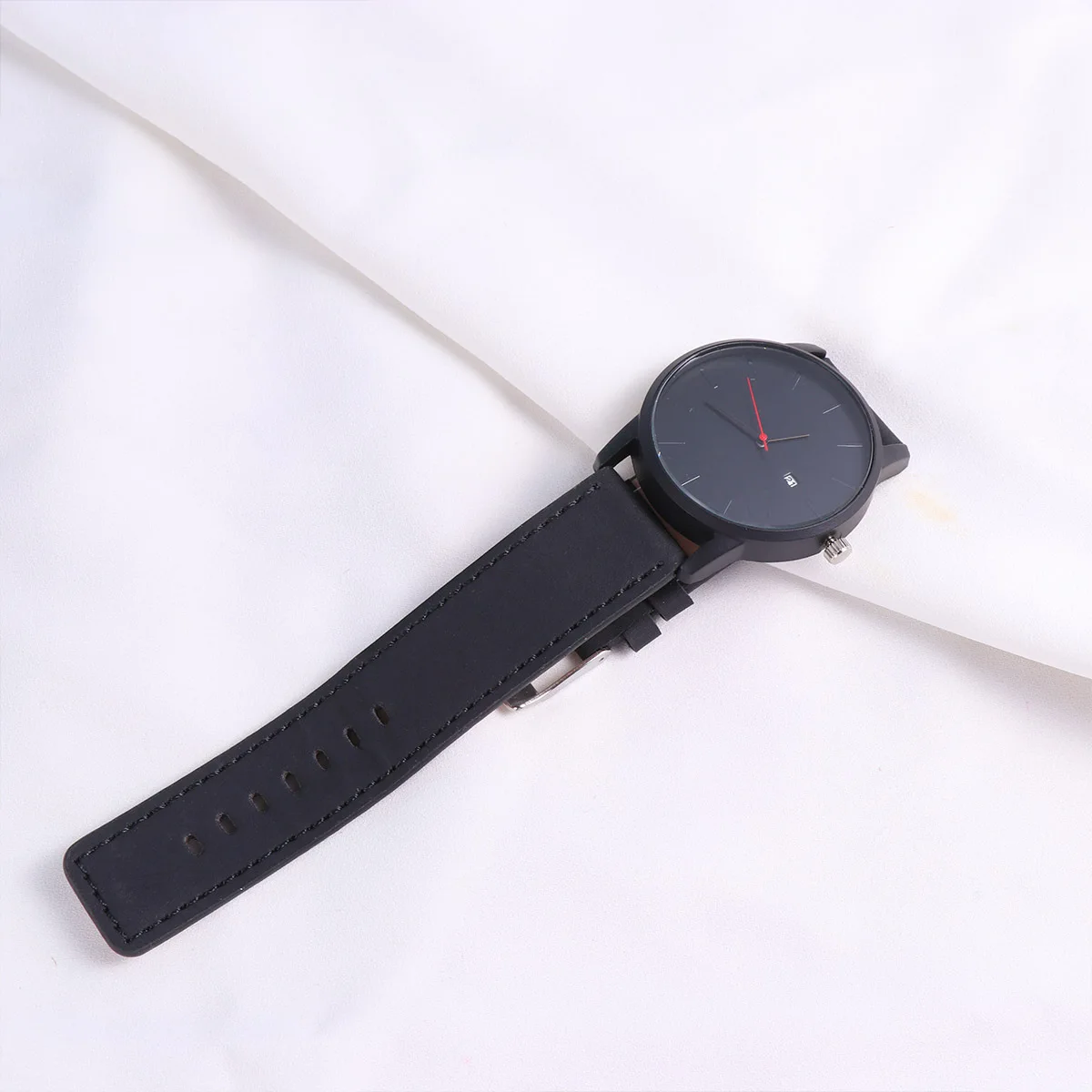 Black Quartz Wrist Watch Stylish Men Fashion Casual Durable Smooth Surface Sport Watch Gift Stylish Men Wristwatch
Black Quartz Wrist Watch Stylish Men Fashion Casual Durable Smooth Surface Sport Watch Gift Stylish Men Wristwatch