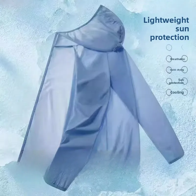 Мужская летняя легкая дышащая одежда из ледяного шелка свободного кроя с профессиональной защитой от солнца, длинный рукав, с капюшоном
Мужская летняя легкая дышащая одежда из ледяного шелка свободного кроя с профессиональной защитой от солнца, длинный рукав, с капюшоном