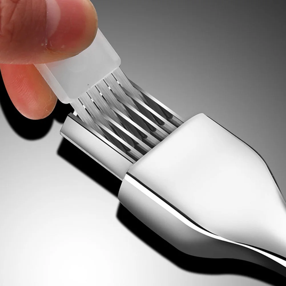 2pcs Stainless Steel Scallion Cutter Kitchen Slicer Vegetable Chopper Multi-Functional Onion Separator Dust-Proof Cover Scallion
2pcs Stainless Steel Scallion Cutter Kitchen Slicer Vegetable Chopper Multi-Functional Onion Separator Dust-Proof Cover Scallion