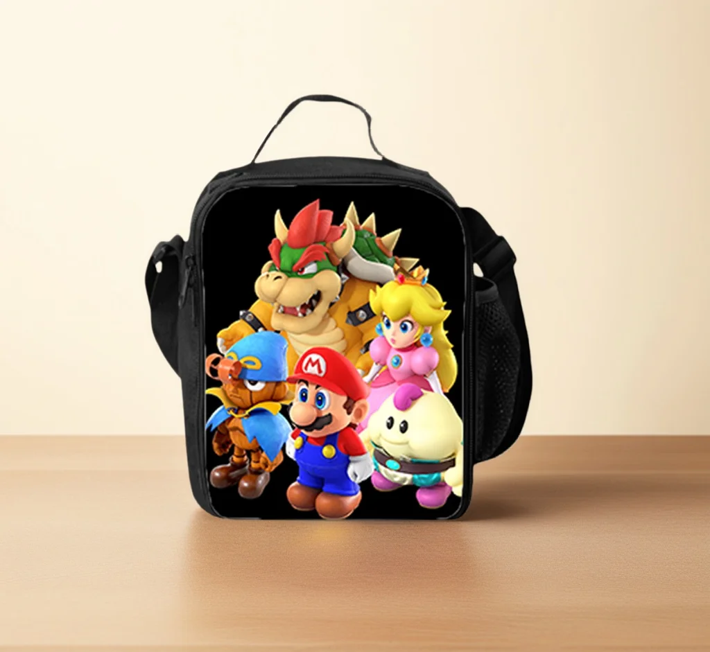 Super Mario Waterproof Lunch Tote,Elementary Kid Insulated Lunch Box Reusable Lunch Bag for School
Super Mario Waterproof Lunch Tote,Elementary Kid Insulated Lunch Box Reusable Lunch Bag for School