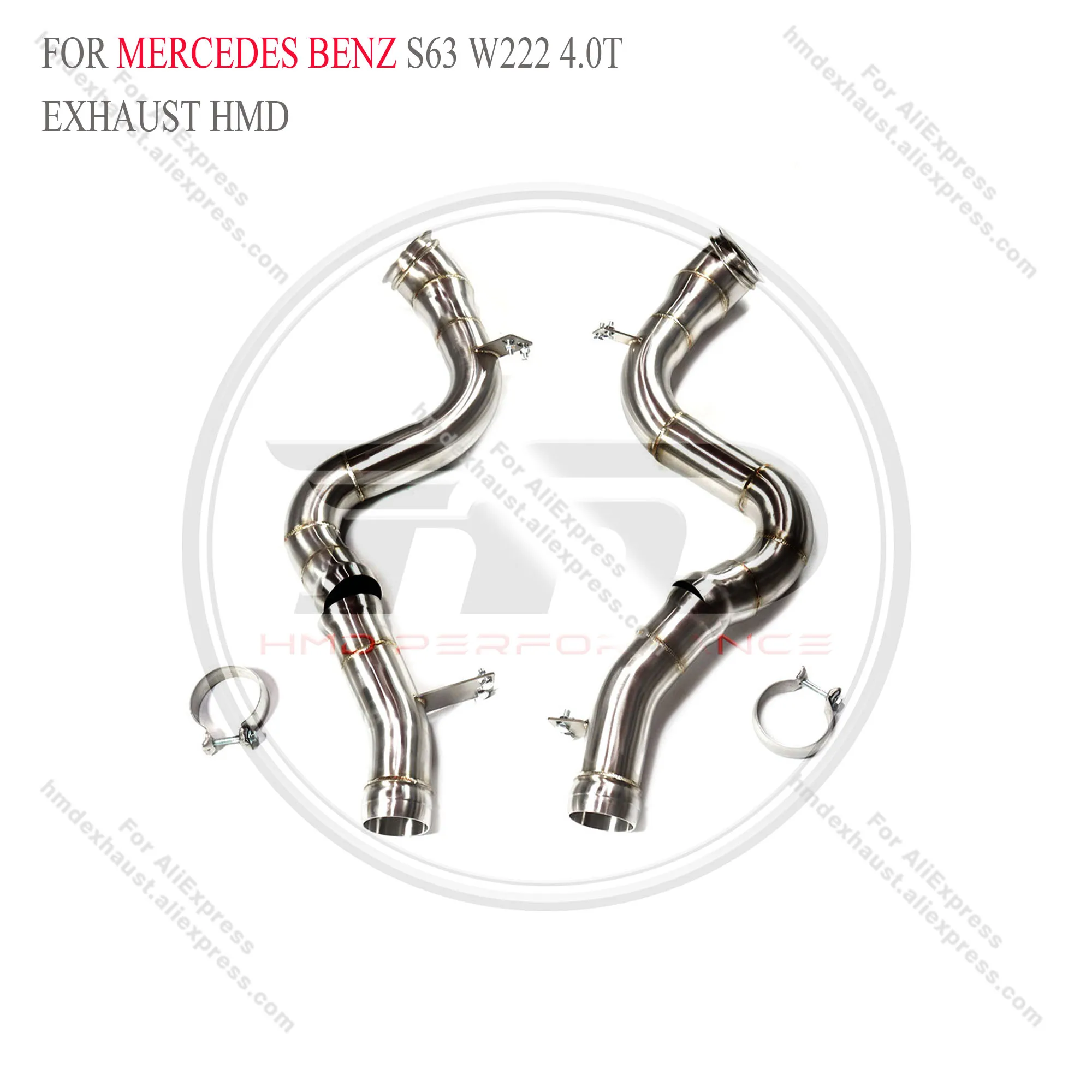 downpipe for Mercedes Benz S63 W222 4.0T Without heat shield HMD Exhaust System Performance Quality certification
downpipe for Mercedes Benz S63 W222 4.0T Without heat shield HMD Exhaust System Performance Quality certification