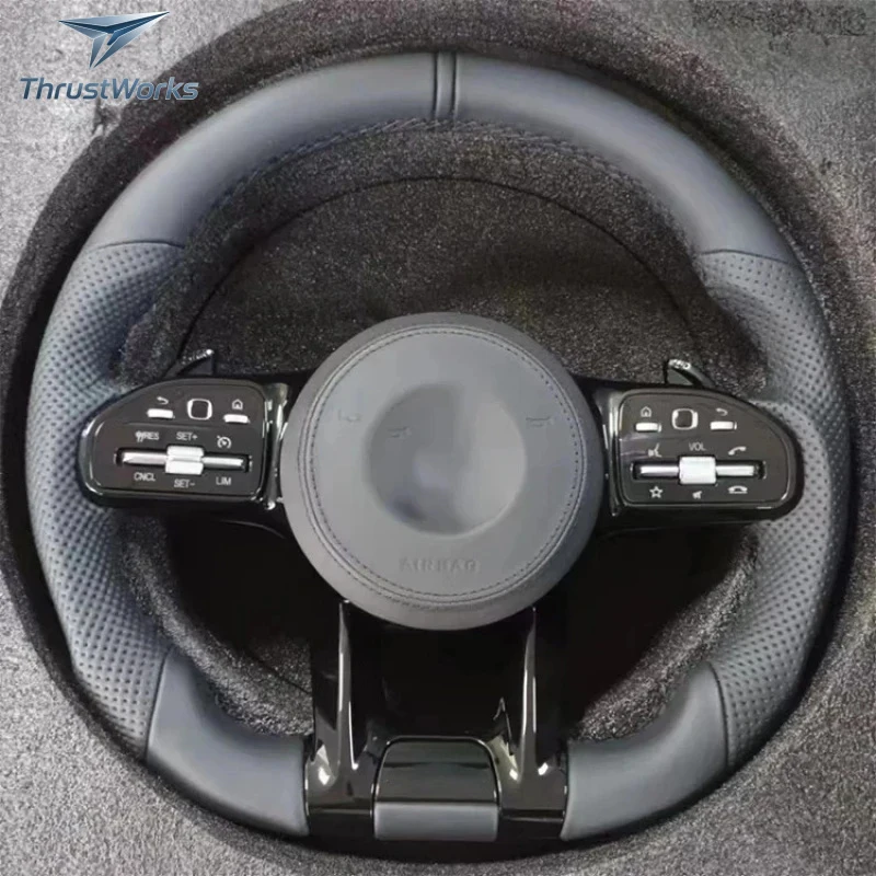 ThrustWorks Leather Steering Wheel W204 W205 W211 W203 W212 W176 W213 Cla W210 W124 W177 W221 A C E S ClassHigh New
ThrustWorks Leather Steering Wheel W204 W205 W211 W203 W212 W176 W213 Cla W210 W124 W177 W221 A C E S ClassHigh New