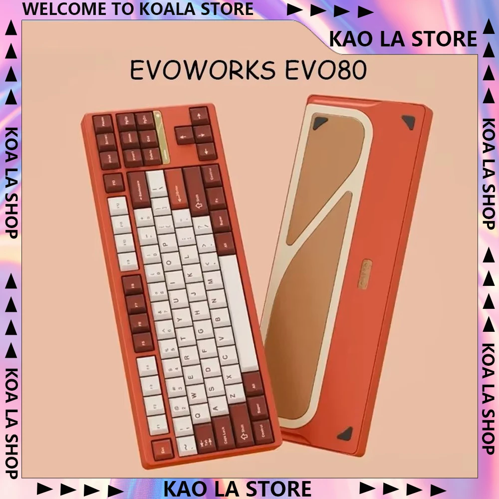 EvoWorks EVO80 Mechanical Keyboards Aluminium Alloy QMK/VIA Hot Swap Tri Mode Wireless Bluetooth Custom Gaming Keyboard PC Gifts
EvoWorks EVO80 Mechanical Keyboards Aluminium Alloy QMK/VIA Hot Swap Tri Mode Wireless Bluetooth Custom Gaming Keyboard PC Gifts