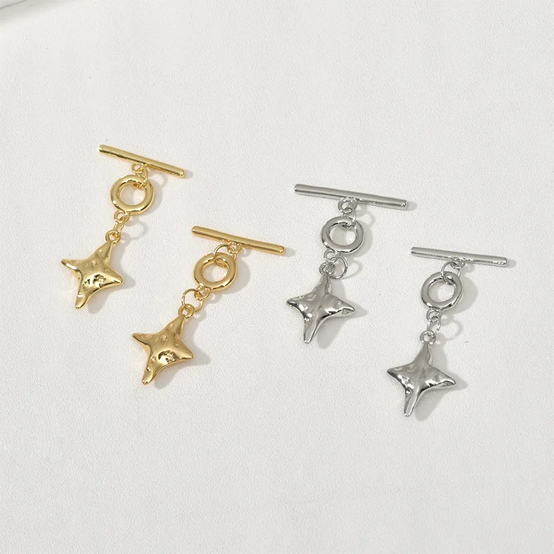 Copper-plated 18k Gold Color-preserving Baroque Cross Star OT Buckle DIY Beaded Bracelet Necklace Closing Buckle Accessories
Copper-plated 18k Gold Color-preserving Baroque Cross Star OT Buckle DIY Beaded Bracelet Necklace Closing Buckle Accessories