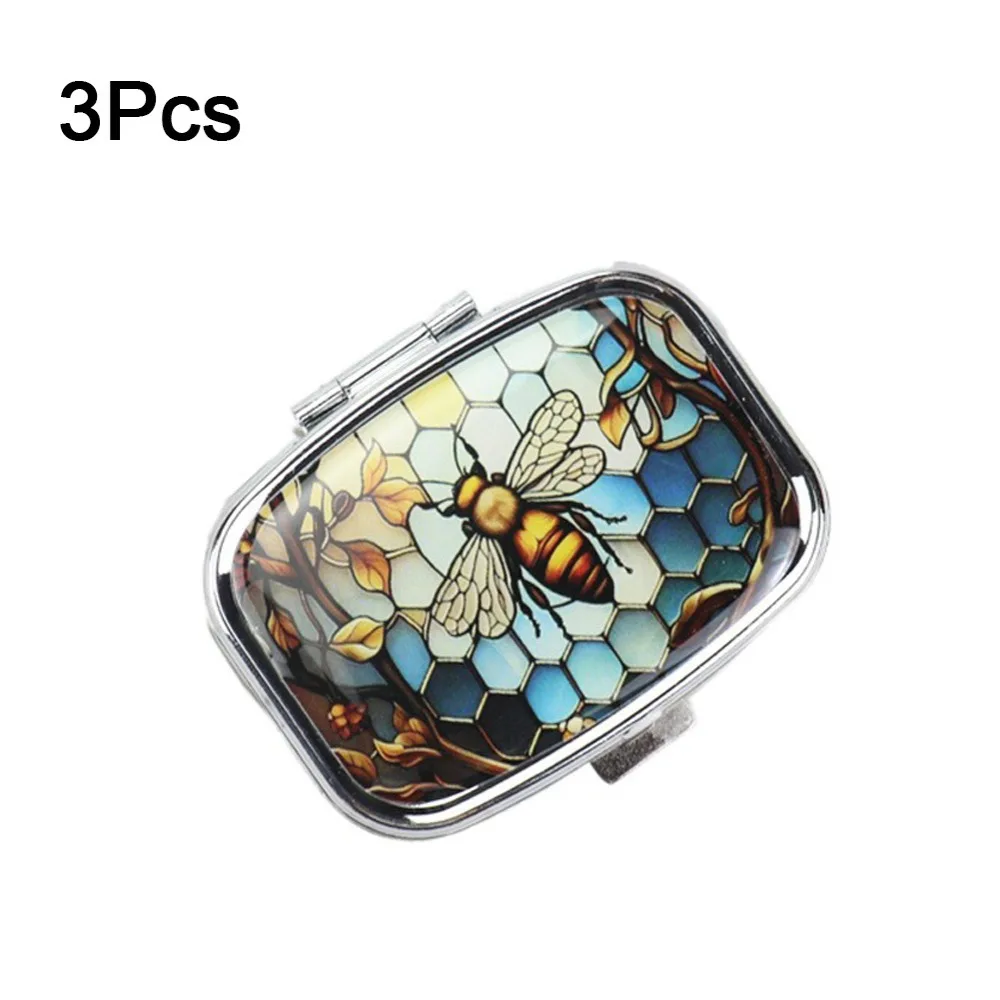3Pcs Durable Iron Metal Pill Boxes Lovely Colored Decorative Travel Medicine Case Divided Small Pill Container for Home
3Pcs Durable Iron Metal Pill Boxes Lovely Colored Decorative Travel Medicine Case Divided Small Pill Container for Home
