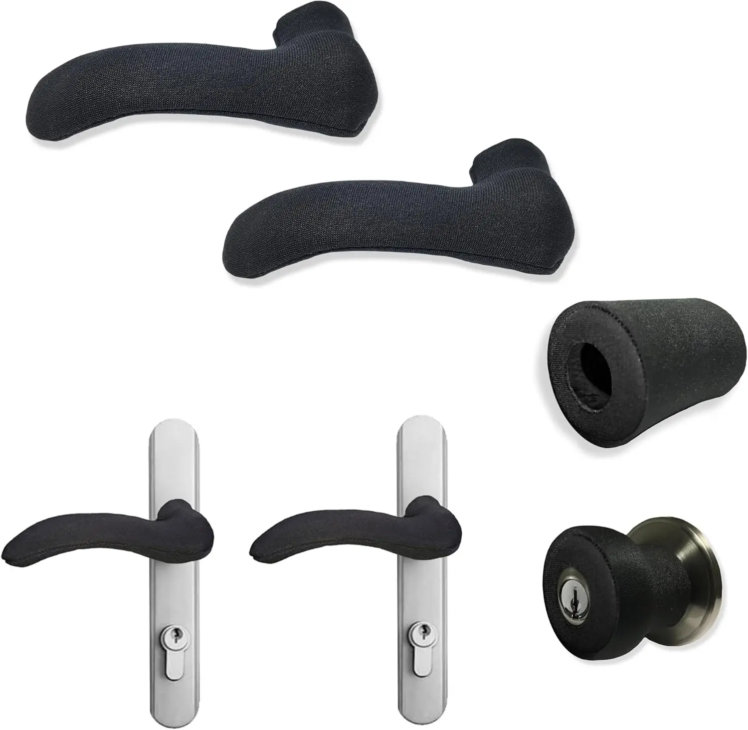 3 Pack Door Handle Covers & Knob Cover - Keep Handles Cool, Easy Grip, Fits Storm Doors
3 Pack Door Handle Covers & Knob Cover - Keep Handles Cool, Easy Grip, Fits Storm Doors