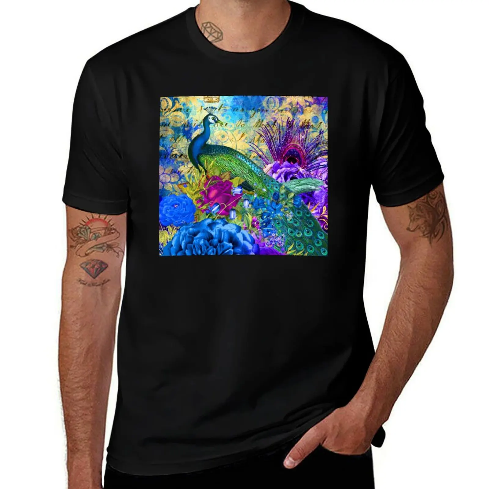 Peacock Elegant Art Design With Luxurious Flowers T-Shirt funny t shirts dark humor T-Shirt
Peacock Elegant Art Design With Luxurious Flowers T-Shirt funny t shirts dark humor T-Shirt