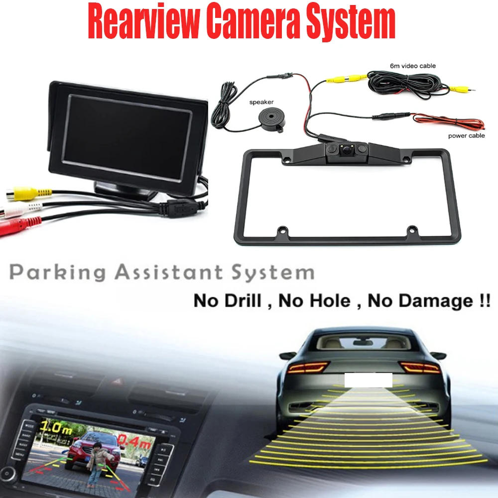 3-in-1 Rearview Camera System Rearview Audio-Visual System with Smart Radar Camera No Drilling Required)
3-in-1 Rearview Camera System Rearview Audio-Visual System with Smart Radar Camera No Drilling Required)