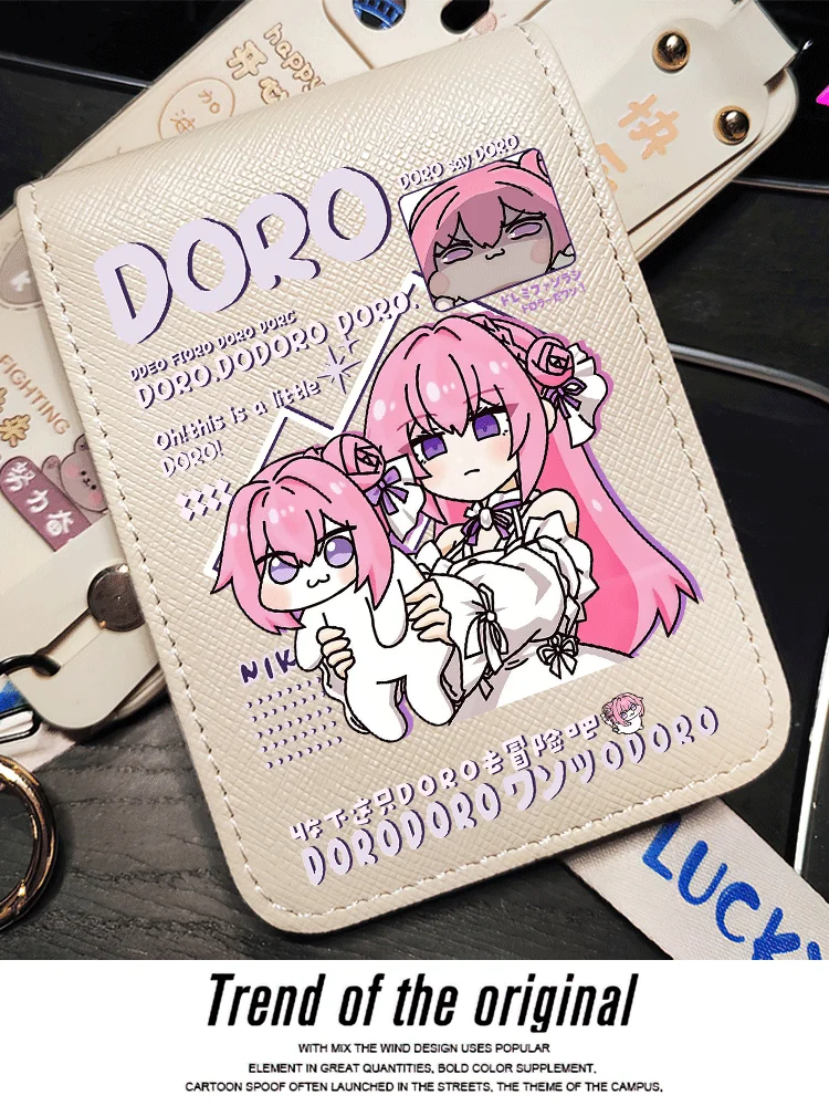 Pink Hair Doro Dog Lanyard Two-In-One PU Leather Cover Driving License Passport Holder Youth Faion Cartoon Print Crossbody Bag
Pink Hair Doro Dog Lanyard Two-In-One PU Leather Cover Driving License Passport Holder Youth Faion Cartoon Print Crossbody Bag