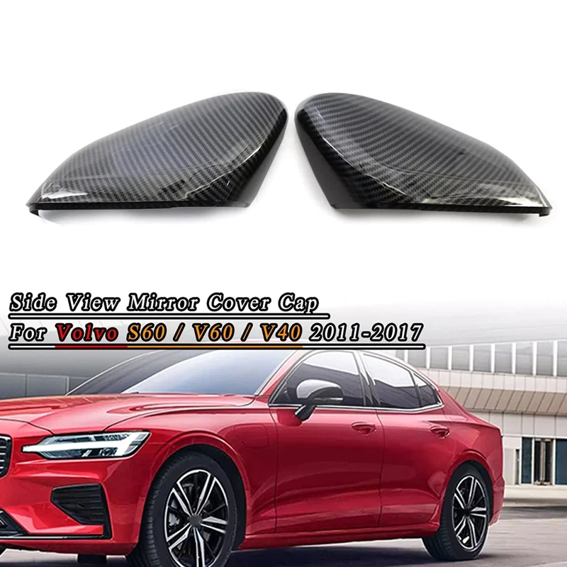 Carbon Fiber Side Rearview Mirror Cover Caps 31402636, 31402628 For Volvo S60 V40 2011-2017
Carbon Fiber Side Rearview Mirror Cover Caps 31402636, 31402628 For Volvo S60 V40 2011-2017