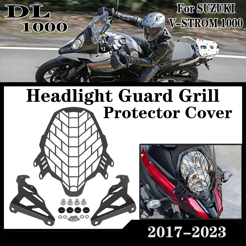 For SUZUKI V-STROM 1000 DL1000 2017-2023 2021 VSTROM 1000 650 DL 1000 DL650 Motorcycle CNC Headlight Guard Grill Protector Cover
For SUZUKI V-STROM 1000 DL1000 2017-2023 2021 VSTROM 1000 650 DL 1000 DL650 Motorcycle CNC Headlight Guard Grill Protector Cover