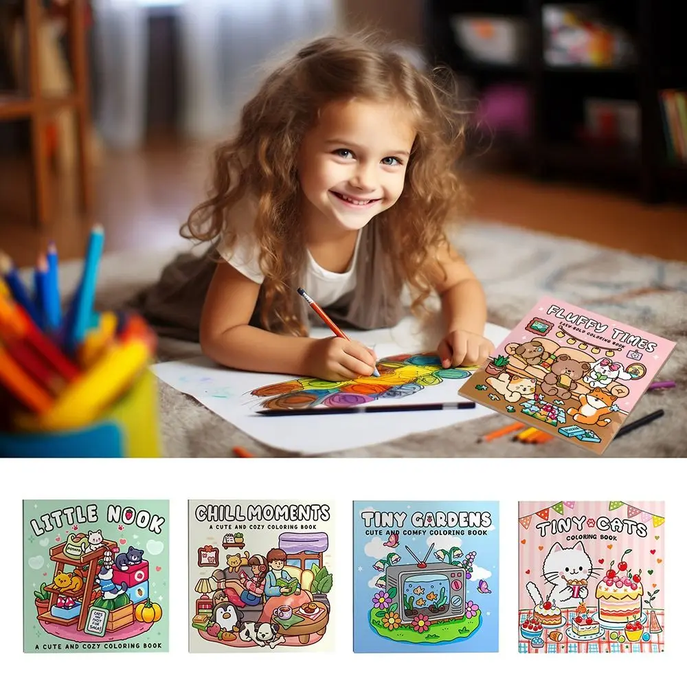 Fluffy Times Coloring Book Educational Painting Gift Graffiti Painting Book Stress Relief Montessori Drawing Toy
Fluffy Times Coloring Book Educational Painting Gift Graffiti Painting Book Stress Relief Montessori Drawing Toy