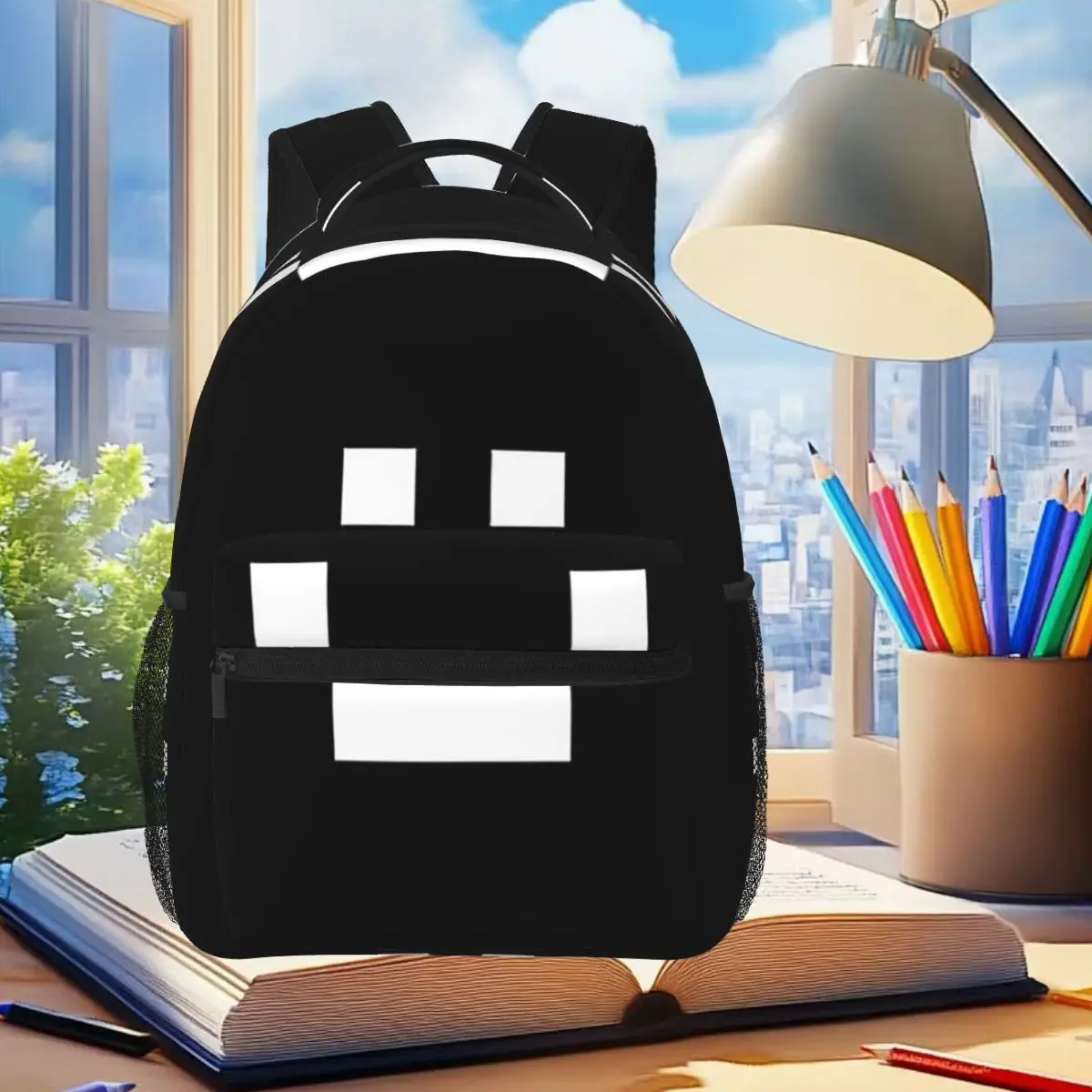 Quackity Merch Smile Logo Backpack Student Boys Girls BookBag Kids School Bag Computer Shoulder Bags for Men Women
Quackity Merch Smile Logo Backpack Student Boys Girls BookBag Kids School Bag Computer Shoulder Bags for Men Women