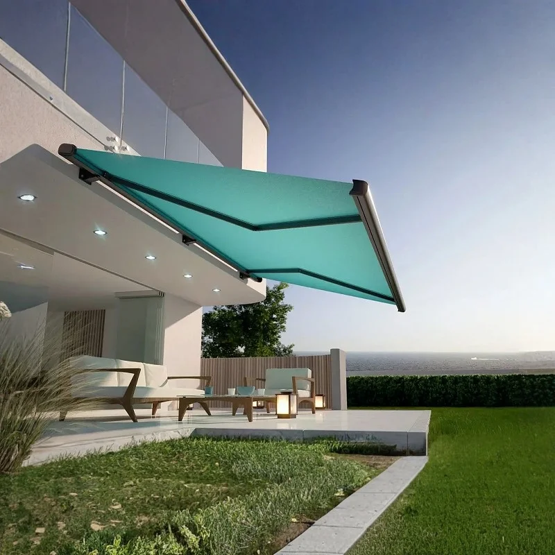 Wholesale Outdoor Awnings with LED Lighting Electric Retractable Awnings, Fully Cassette, Mechanical and Automatic Retractable
Wholesale Outdoor Awnings with LED Lighting Electric Retractable Awnings, Fully Cassette, Mechanical and Automatic Retractable