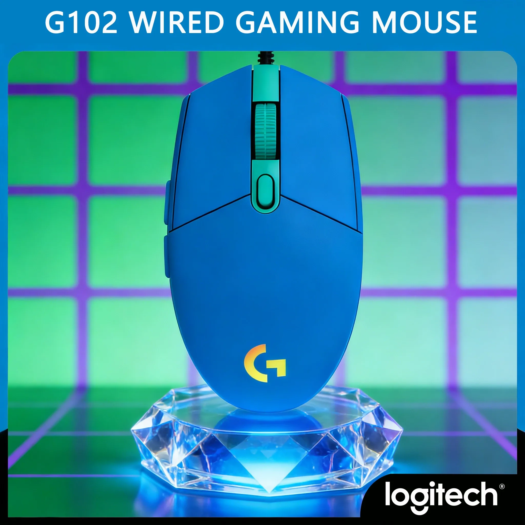 Logitech G102 - Durable Buttons for Endless Clicks