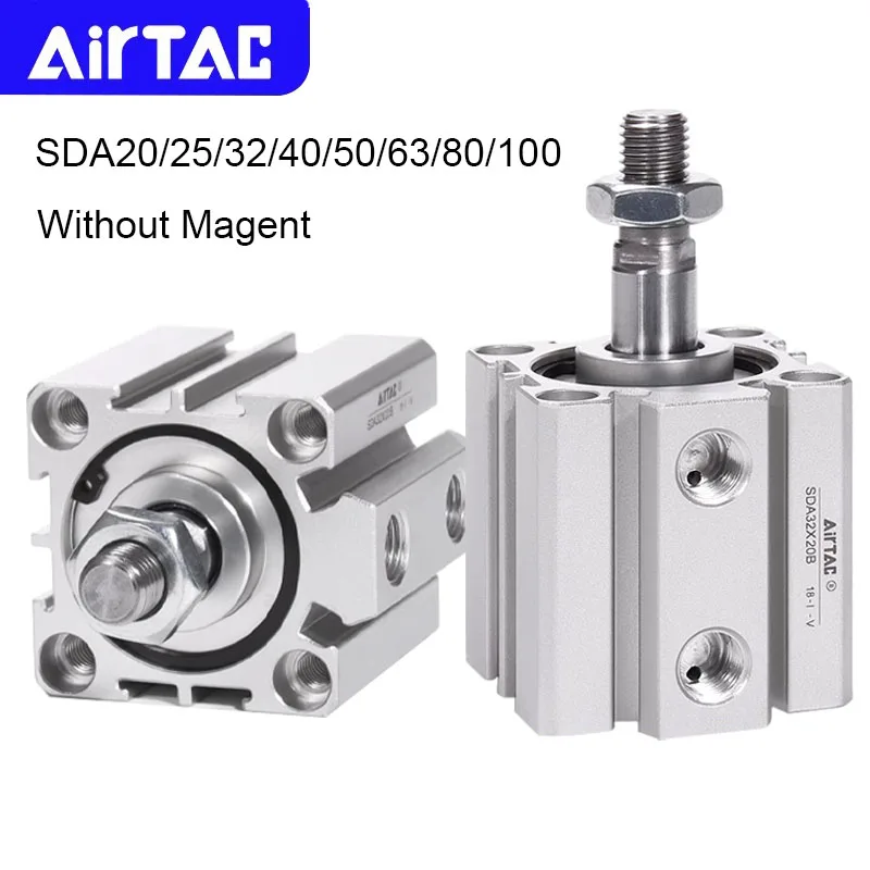 AIRTAC Оригинальный пневматический компактный цилиндр SDA B с наружной резьбой, диаметр 20 25 32 40 50 63 80 100 мм, ход 5 10 20 25 30 40 45 50 100 мм
AIRTAC Оригинальный пневматический компактный цилиндр SDA B с наружной резьбой, диаметр 20 25 32 40 50 63 80 100 мм, ход 5 10 20 25 30 40 45 50 100 мм
