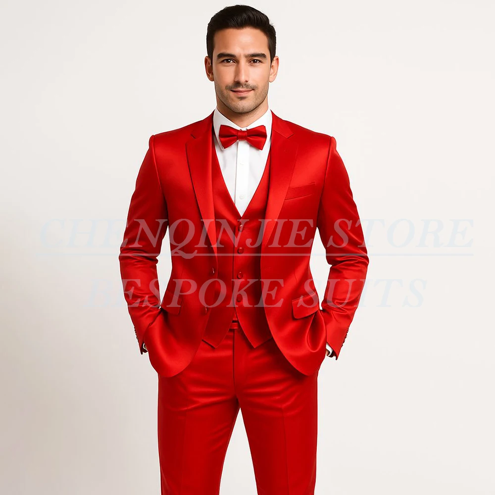 Customized Men's Suits Luxury Single Breasted Notch Lapel Slim Fit 3 Piece Jacket Pants Vest Male Clothing Outfits Terno
Customized Men's Suits Luxury Single Breasted Notch Lapel Slim Fit 3 Piece Jacket Pants Vest Male Clothing Outfits Terno