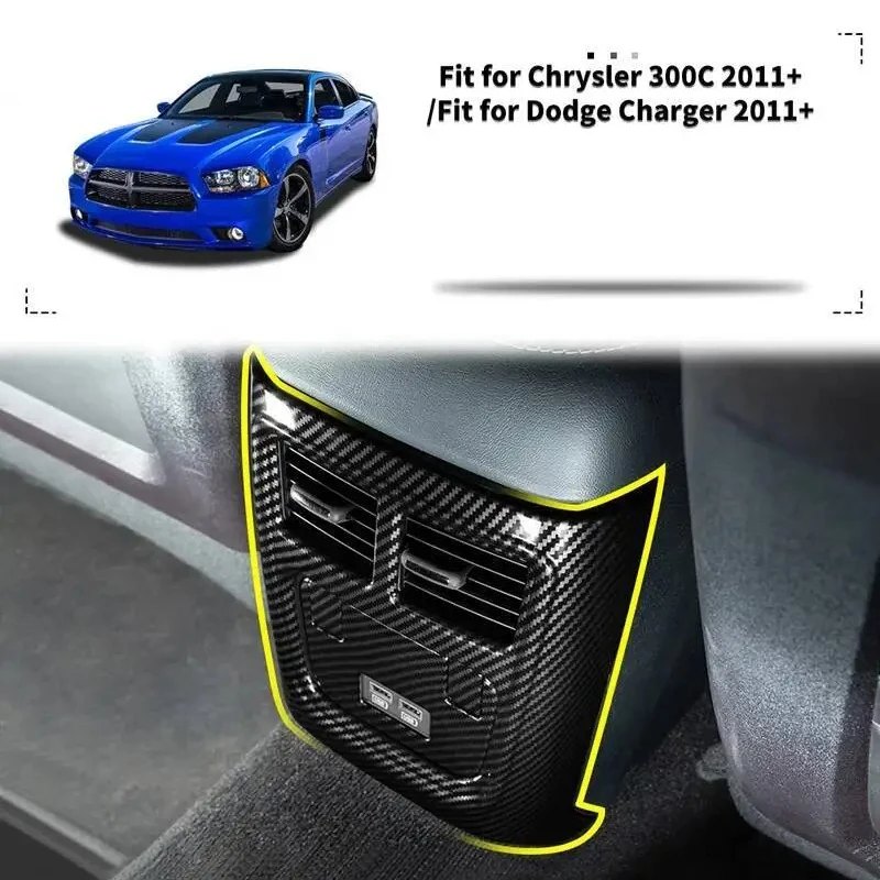 Car Rear Seat Air Outlet Panel Cover ABS Decoration Stickers Interior for Chrysler 300C 2011 Up for Dodge Charger 2011 Up
Car Rear Seat Air Outlet Panel Cover ABS Decoration Stickers Interior for Chrysler 300C 2011 Up for Dodge Charger 2011 Up