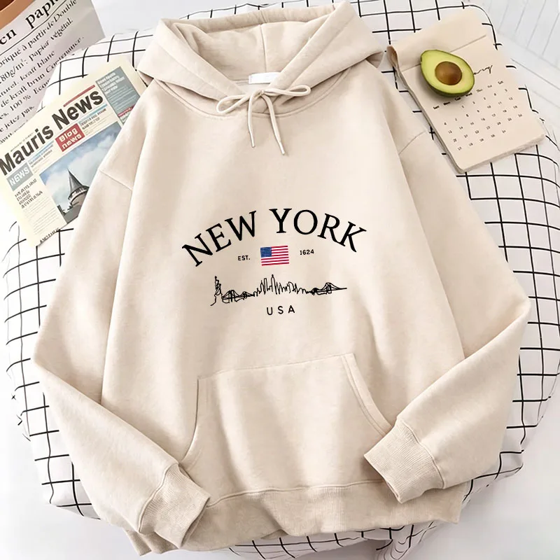 NEW YORK Letter Print Hoodies Spring Autumn Winter Casual Hoodies Sweatshirts Men Women Trendy Aesthetic Top
NEW YORK Letter Print Hoodies Spring Autumn Winter Casual Hoodies Sweatshirts Men Women Trendy Aesthetic Top