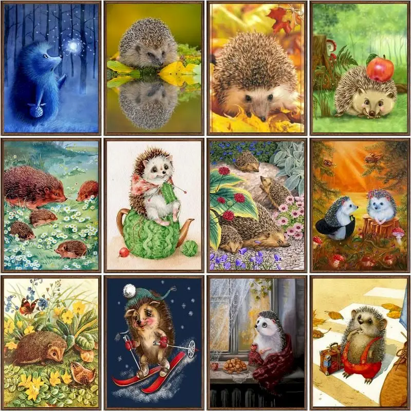 GATYZTORY Acrylic Picture By Numbers Hedgehog Drawing Canvas Wall Art Oil Painting By Number Animal Diy Home Decoration Gift
GATYZTORY Acrylic Picture By Numbers Hedgehog Drawing Canvas Wall Art Oil Painting By Number Animal Diy Home Decoration Gift