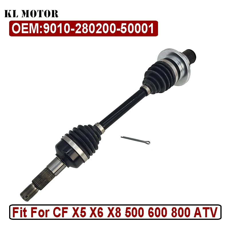 Rear Right CV Axle Drive Shaft 2014-2021 for CF X5 X6 X8 500 600 800 ATV GOES Quad 9010-280200-50001/9010-280200
Rear Right CV Axle Drive Shaft 2014-2021 for CF X5 X6 X8 500 600 800 ATV GOES Quad 9010-280200-50001/9010-280200