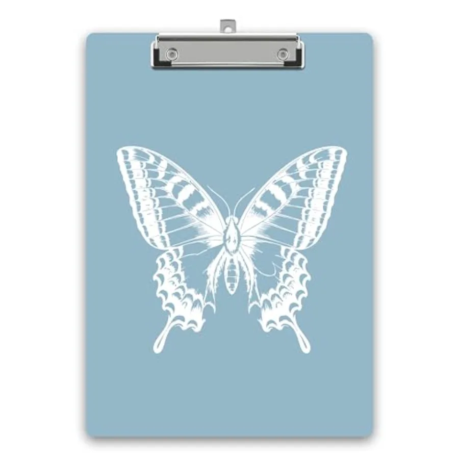 Butterfly Clipboard, Preppy Butterfly Wooden Clipboard with Low Profile Metal Clip, Clip Boards Gifts for Doctors Nurses Teache
Butterfly Clipboard, Preppy Butterfly Wooden Clipboard with Low Profile Metal Clip, Clip Boards Gifts for Doctors Nurses Teache