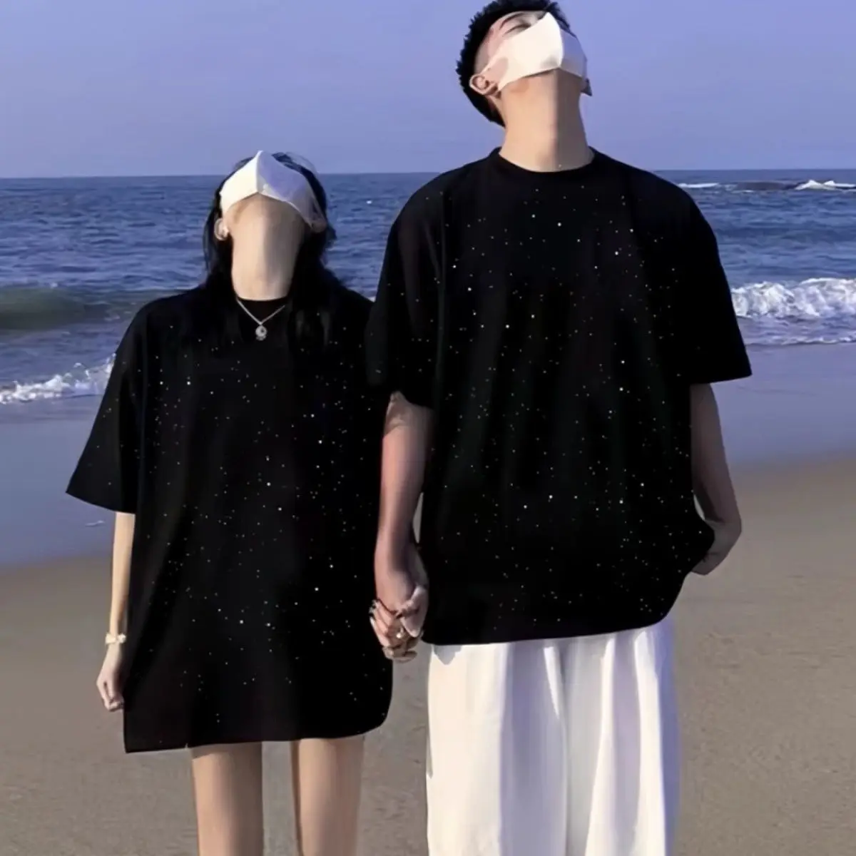 Extra Large 300 Pounds Star Sequin Short Sleeve T-Shirt Unisex Casual Half Sleeve Spring Summer New Style Couple Tops Cotton
Extra Large 300 Pounds Star Sequin Short Sleeve T-Shirt Unisex Casual Half Sleeve Spring Summer New Style Couple Tops Cotton