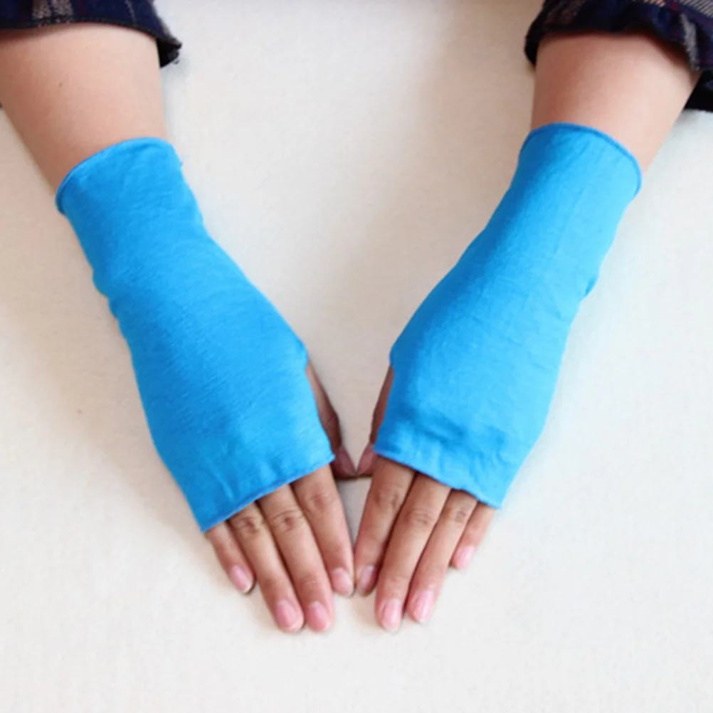 4pcs Sun Protection Gloves For Women Modal Fingerless Half Palm Driving Gloves Thumb Hole Extended Sleeve Anti-Slip
4pcs Sun Protection Gloves For Women Modal Fingerless Half Palm Driving Gloves Thumb Hole Extended Sleeve Anti-Slip