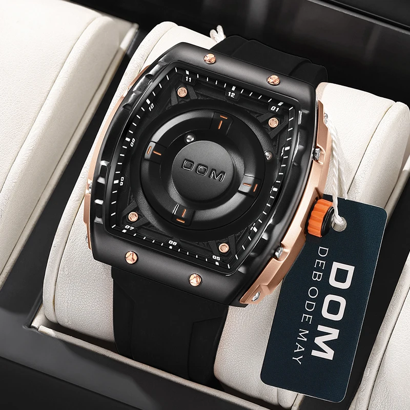 Мужские часы DOM 1796 Trend с магнитным механизмом, новым циферблатом Tonneau, кварцевым механизмом, спортивным силиконовым ремешком, водонепроницаемые, Reloj Hombre
Мужские часы DOM 1796 Trend с магнитным механизмом, новым циферблатом Tonneau, кварцевым механизмом, спортивным силиконовым ремешком, водонепроницаемые, Reloj Hombre