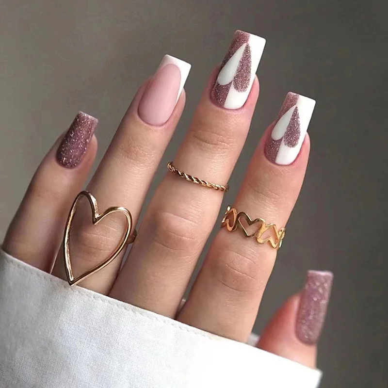 24Pcs Wearable French Fake Nails With Jelly Gel Simple Square False Nail Pink Short Detachable Press on Nail Tips Nude Manicure
24Pcs Wearable French Fake Nails With Jelly Gel Simple Square False Nail Pink Short Detachable Press on Nail Tips Nude Manicure