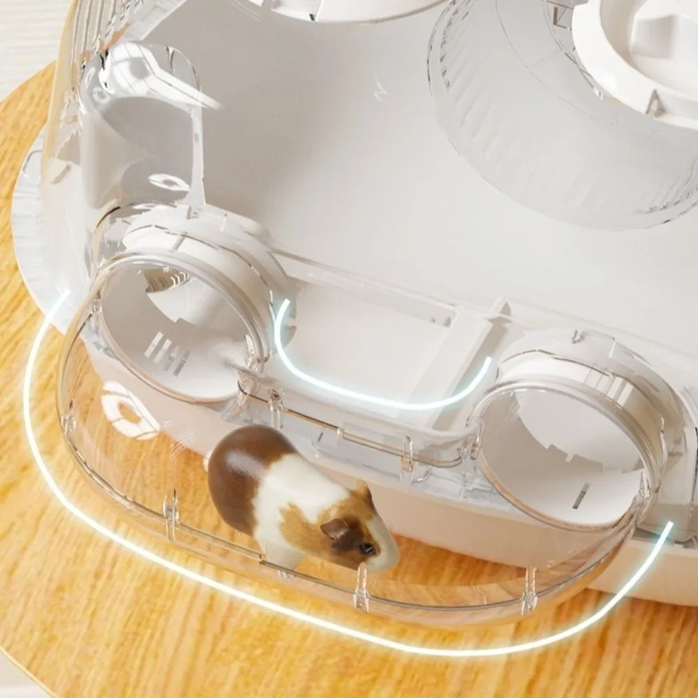 Portable Large Capacity Hamster Cage Transparent 2-Layer Platform Hamster Villa Detachable Ventilation Small Animal Cage Playing
Portable Large Capacity Hamster Cage Transparent 2-Layer Platform Hamster Villa Detachable Ventilation Small Animal Cage Playing