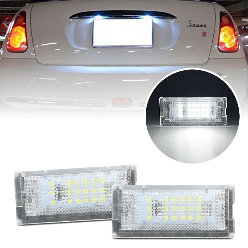 2Pcs LED License Plate Light For Mini Cooper R50 2002-2006 R52 2004-2006 R53 2001-2006 Replace OEM 51247114535
2Pcs LED License Plate Light For Mini Cooper R50 2002-2006 R52 2004-2006 R53 2001-2006 Replace OEM 51247114535