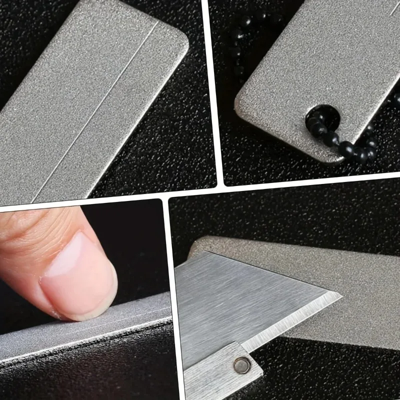 Knife Sharpener Diamond Mini Keychain Tool Camping Outdoor Emery Nail File Portable Pocket Sharpening Stone Survival Gear
Knife Sharpener Diamond Mini Keychain Tool Camping Outdoor Emery Nail File Portable Pocket Sharpening Stone Survival Gear