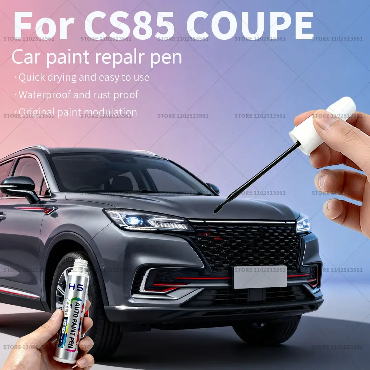 Car Paint Repair Pen For Chang An CS85 COUPE Touch Up Scratch Remover DIY Auto Accessories Polar White 178 Red Star Blue Purple
Car Paint Repair Pen For Chang An CS85 COUPE Touch Up Scratch Remover DIY Auto Accessories Polar White 178 Red Star Blue Purple