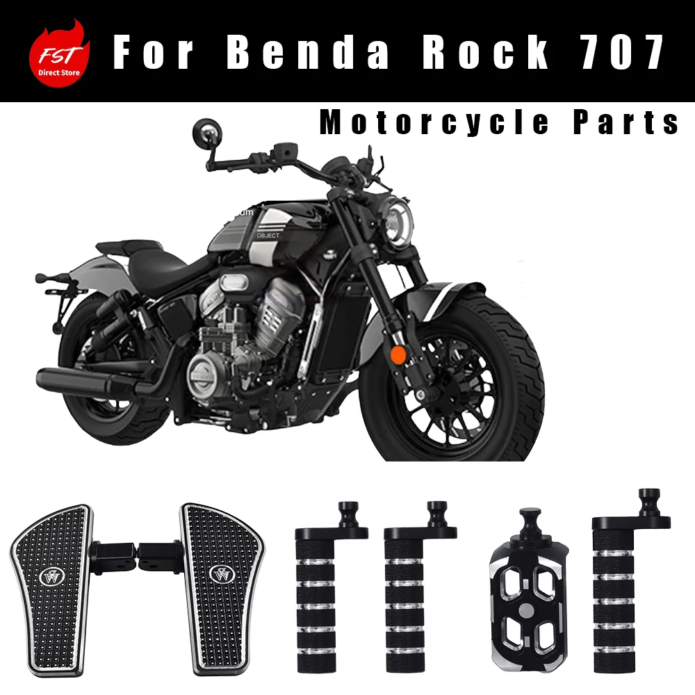 Link 2: Foot Pegs & Gear Shift Lever, Heat Protection Mod Parts for Benda Rock 707
Link 2: Foot Pegs & Gear Shift Lever, Heat Protection Mod Parts for Benda Rock 707