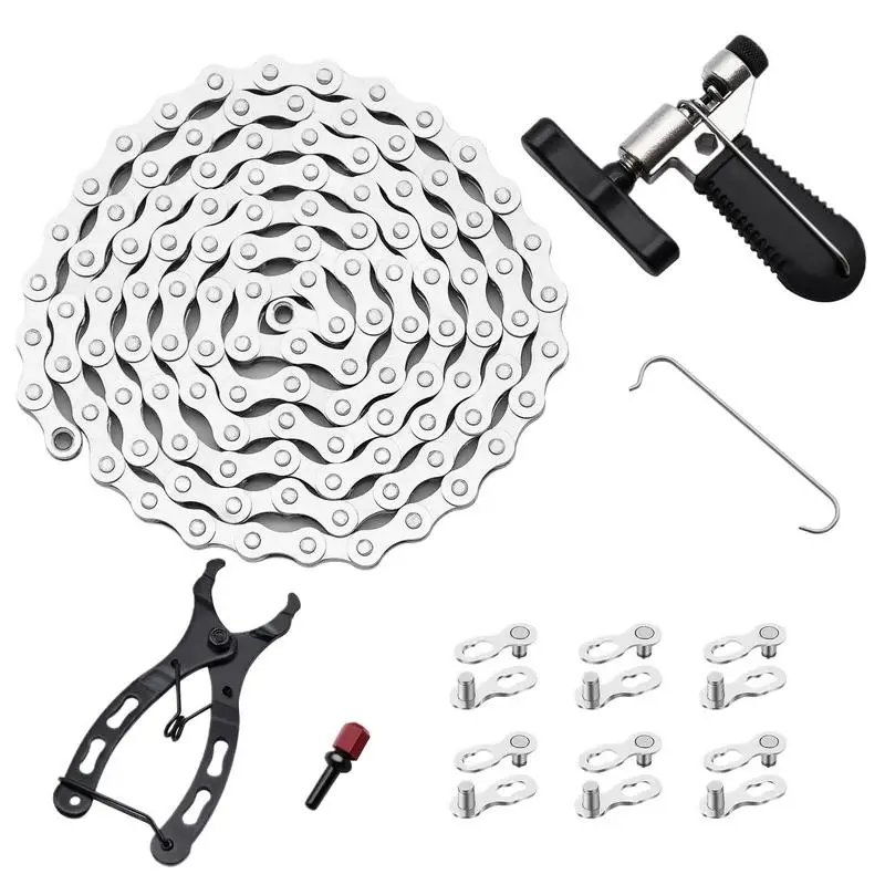 6/7/8 Speed Bike Chain Bike Mechanic Chain Breaker Repair Kit Link Connectors Easy Installation Racing Cycling Accessories For
6/7/8 Speed Bike Chain Bike Mechanic Chain Breaker Repair Kit Link Connectors Easy Installation Racing Cycling Accessories For