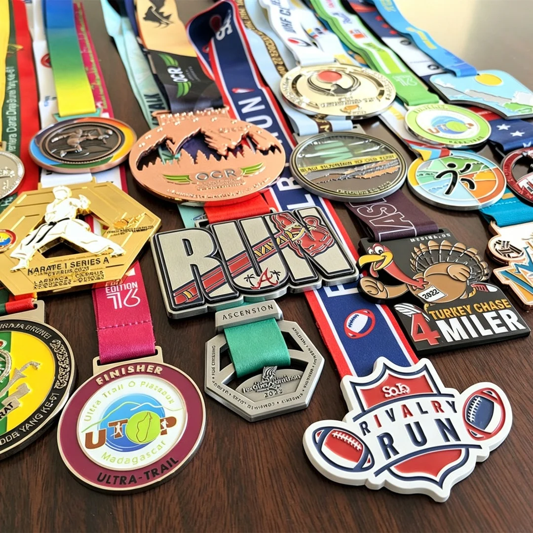 Custom Modern Casting Metal Sports Medal 2D Embossed Design Souvenir Marathon Finisher Ribbon Medallion Sale
Custom Modern Casting Metal Sports Medal 2D Embossed Design Souvenir Marathon Finisher Ribbon Medallion Sale