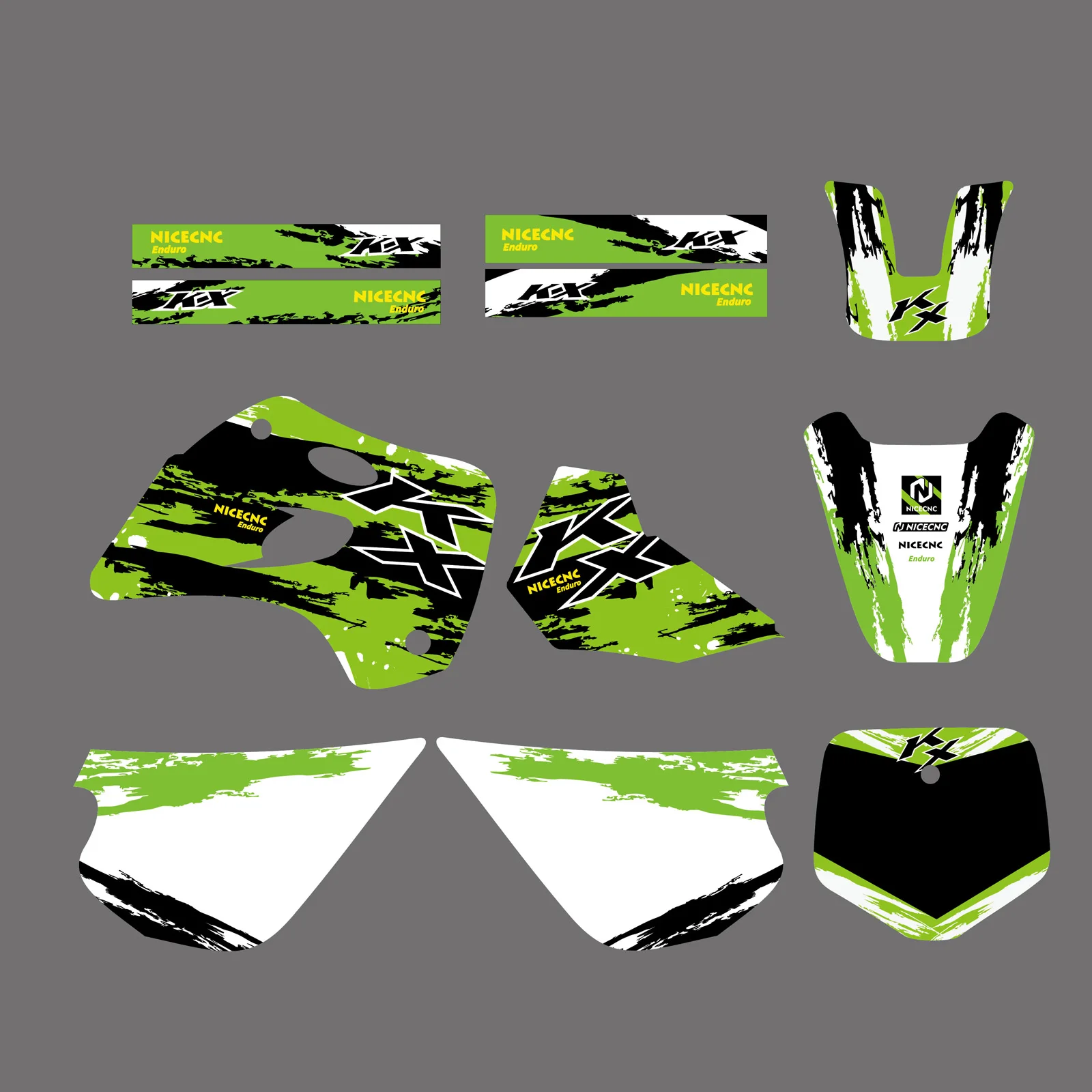 NiceCNC For Kawasaki KX80 KX 80 1994-1997 1996 1995 Motorcycle Fairing Graphics Background Decals Sticker Customize Personality
NiceCNC For Kawasaki KX80 KX 80 1994-1997 1996 1995 Motorcycle Fairing Graphics Background Decals Sticker Customize Personality