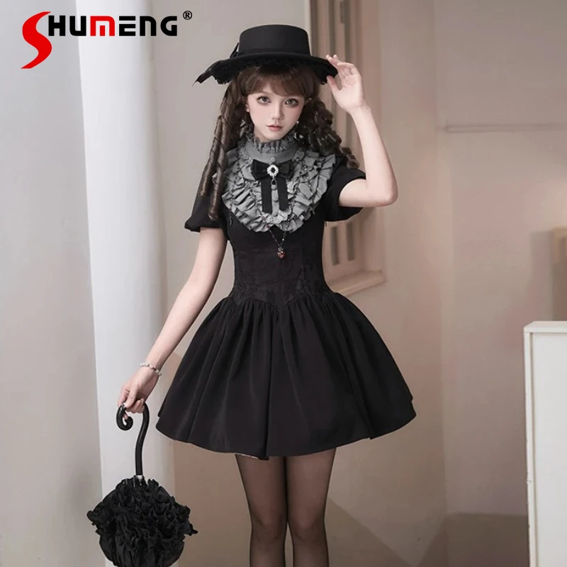 Original French Retro Elegant Lolita Long Dress Autumn New 2025 Women's Slim-Fit Short Princess Dress Set Halloween Cos Dress
Original French Retro Elegant Lolita Long Dress Autumn New 2025 Women's Slim-Fit Short Princess Dress Set Halloween Cos Dress