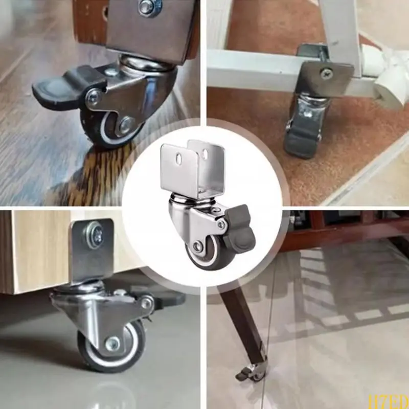 H7ED 4Pcs Universals Swivels Casters Replacement 1.25inch Furniture Wheel Castor Quiet Trolley Wheel Chair Accessories
H7ED 4Pcs Universals Swivels Casters Replacement 1.25inch Furniture Wheel Castor Quiet Trolley Wheel Chair Accessories