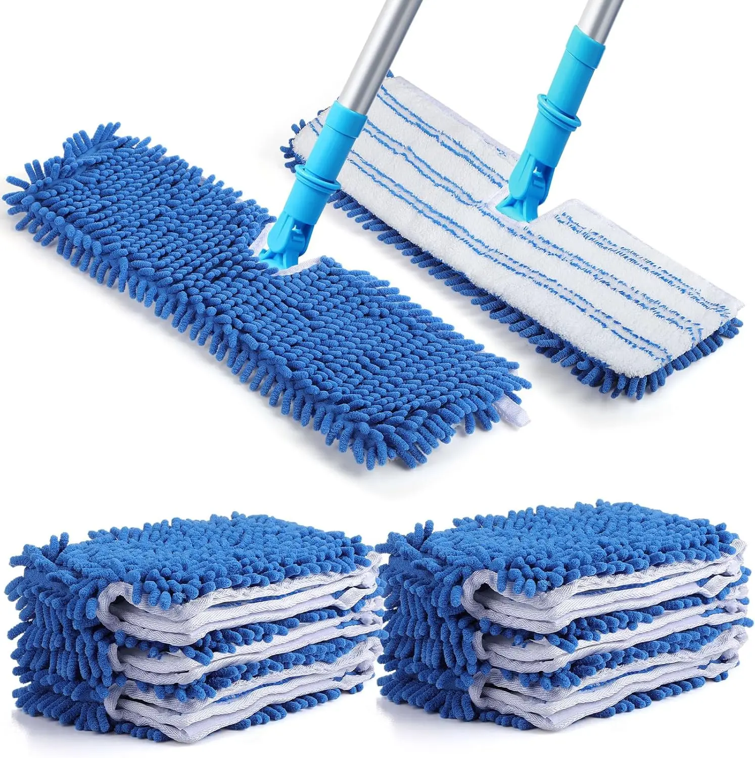 6 Pieces Microfiber Flip Mop Refills Replacement Heads Double Sided Cleaning Pads Machine Washable Mop for Dry and Wet Kitche
6 Pieces Microfiber Flip Mop Refills Replacement Heads Double Sided Cleaning Pads Machine Washable Mop for Dry and Wet Kitche