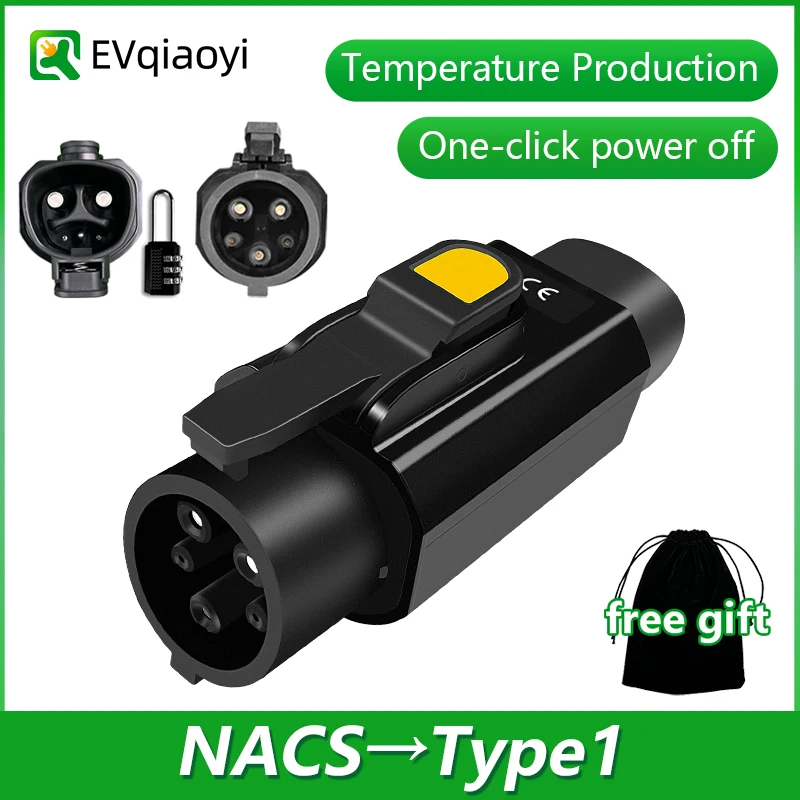 Адаптер EVqiaoyi NACS на Type1 EV 50A 11KW от Tesla Pile в конвертер EVs Type1 с контролем температуры для безопасной зарядки
Адаптер EVqiaoyi NACS на Type1 EV 50A 11KW от Tesla Pile в конвертер EVs Type1 с контролем температуры для безопасной зарядки